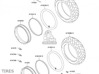 TIRES - VN1500E7 VULCAN 1500 CLASSIC 2004 USA CALIFORNIA CANADA