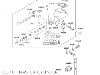 CLUTCH MASTER CYLINDER - VN1500E7 VULCAN 1500 CLASSIC 2004 USA CALIFORNIA CANADA