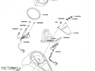 METER(S) - VN1500E7 VULCAN 1500 CLASSIC 2004 USA CALIFORNIA CANADA