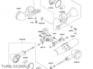 TURN SIGNALS - VN1500E7 VULCAN 1500 CLASSIC 2004 USA CALIFORNIA CANADA