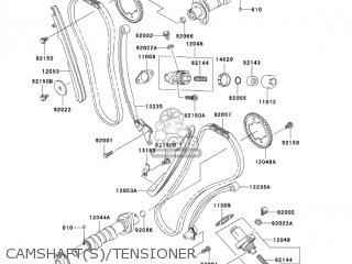 CAMSHAFT(S)/TENSIONER - VN1500E7 VULCAN 1500 CLASSIC 2004 USA CALIFORNIA CANADA