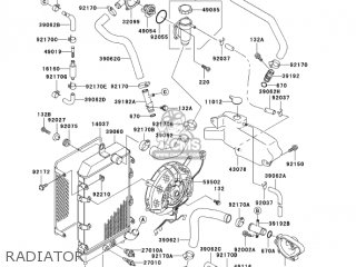 RADIATOR - VN1500E7 VULCAN 1500 CLASSIC 2004 USA CALIFORNIA CANADA