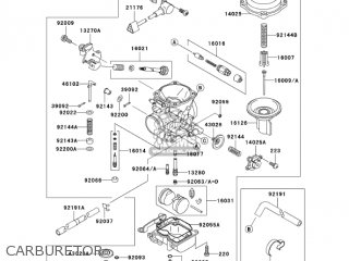 CARBURETOR - VN1500E7 VULCAN 1500 CLASSIC 2004 USA CALIFORNIA CANADA