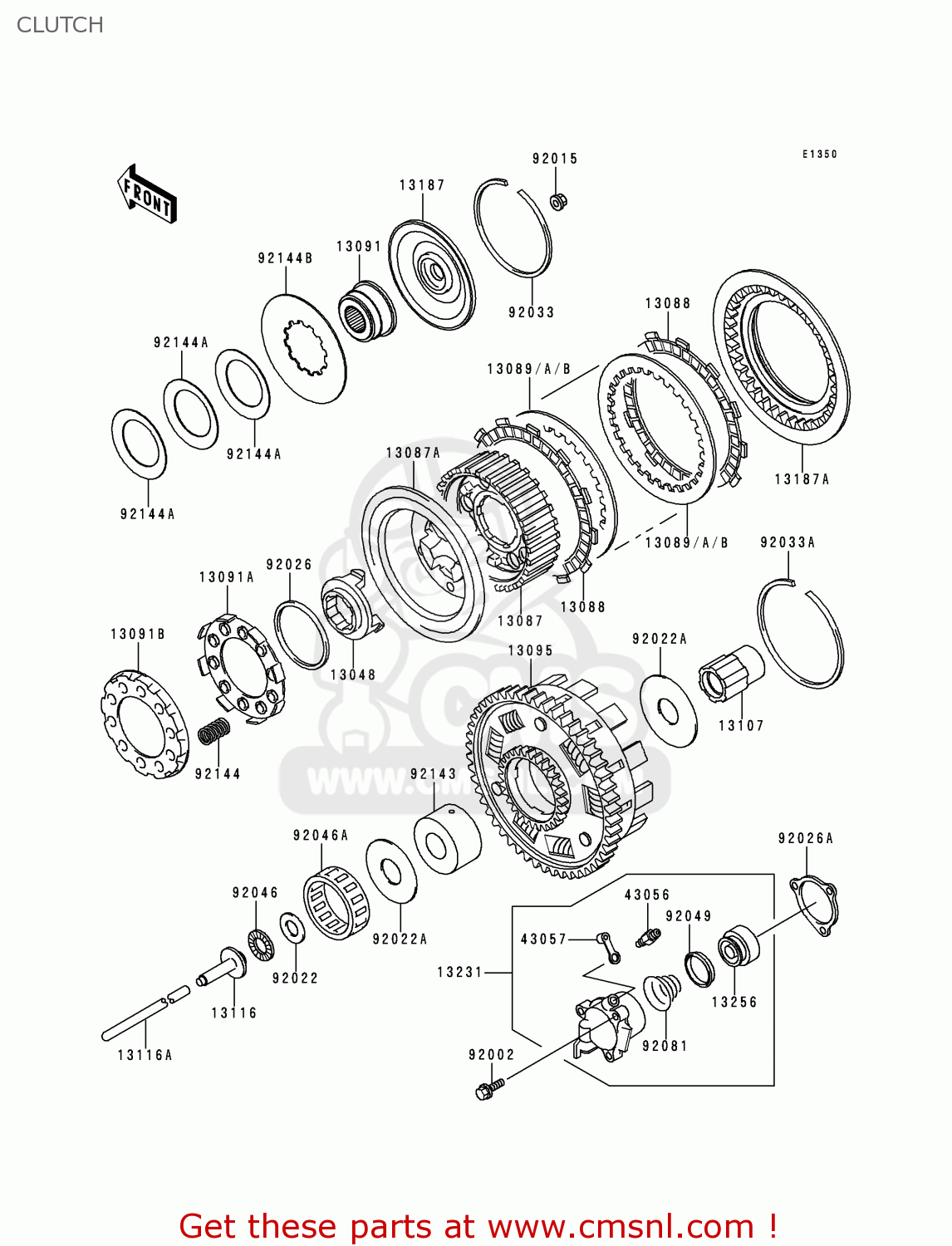 CLUTCH VN1500F1 VN1500 CLASSIC 1998 AUSTRIA FG ST