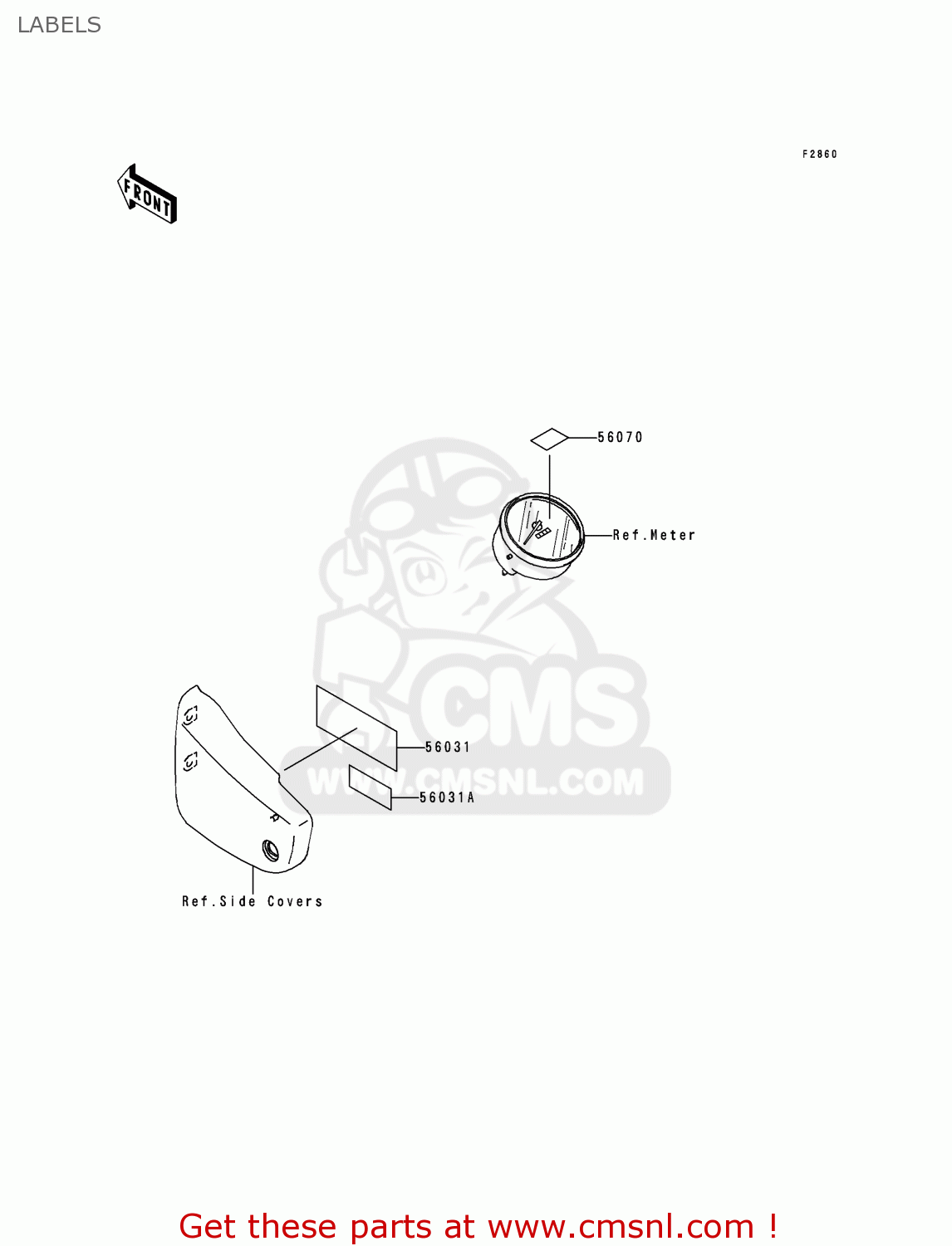 LABELS VN1500F1 VN1500 CLASSIC 1998 AUSTRIA FG ST