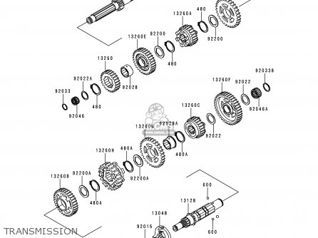 TRANSMISSION - VN1500F1 VN1500 CLASSIC 1998 AUSTRIA FG ST
