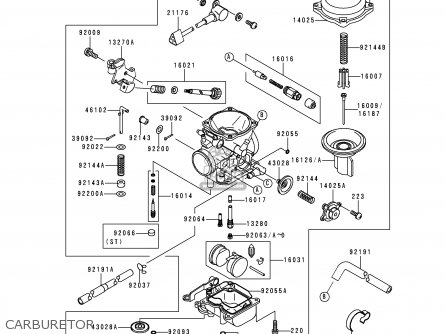CARBURETOR - VN1500F1 VN1500 CLASSIC 1998 AUSTRIA FG ST