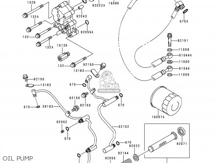 OIL PUMP - VN1500F1 VN1500 CLASSIC 1998 AUSTRIA FG ST