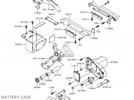 BATTERY CASE - VN1500F1 VN1500 CLASSIC 1998 AUSTRIA FG ST