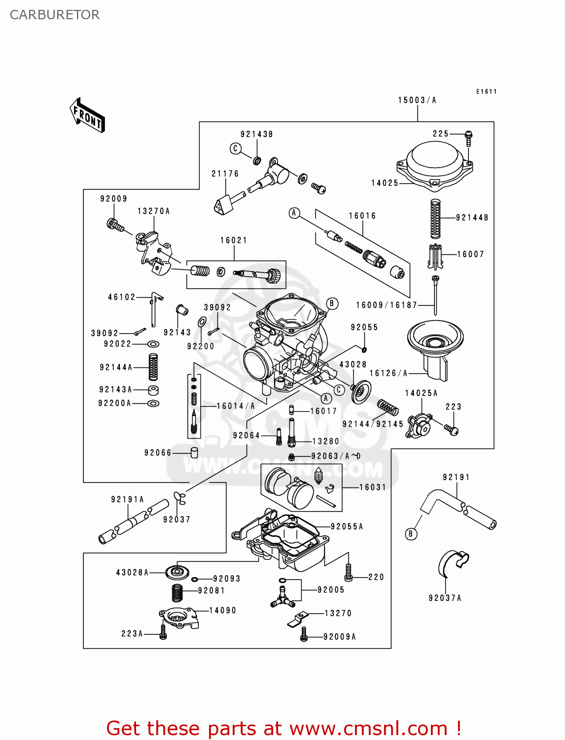 CARBURETOR VN1500F2 VN1500 CLASSIC 1999 AUSTRIA FG ST