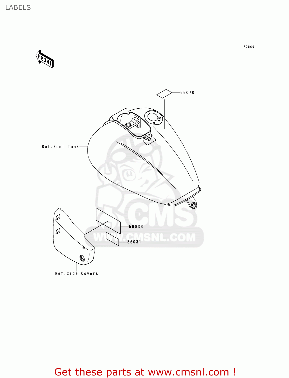 LABELS VN1500F2 VN1500 CLASSIC 1999 AUSTRIA FG ST