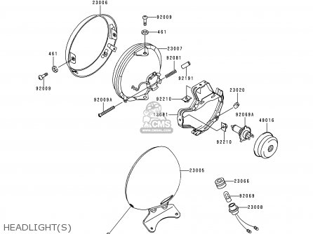HEADLIGHT(S) - VN1500F2 VN1500 CLASSIC 1999 AUSTRIA FG ST