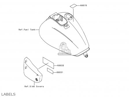LABELS - VN1500F2 VN1500 CLASSIC 1999 AUSTRIA FG ST