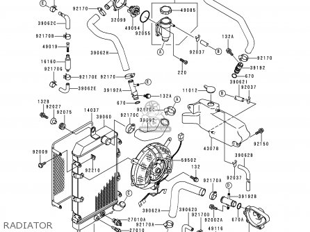 RADIATOR - VN1500G1 VN1500 CLASSIC TOURER 1998 EUROPE UK FR NL IT NR SD SP
