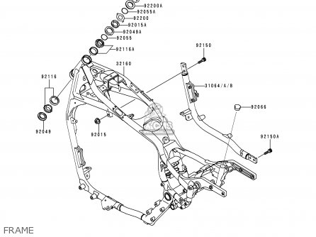 FRAME - VN1500G1 VULCAN NOMAD 1999 USA CALIFORNIA CANADA