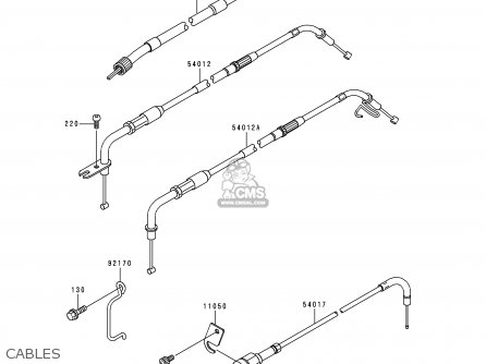 CABLES - VN1500G1 VULCAN NOMAD 1999 USA CALIFORNIA CANADA