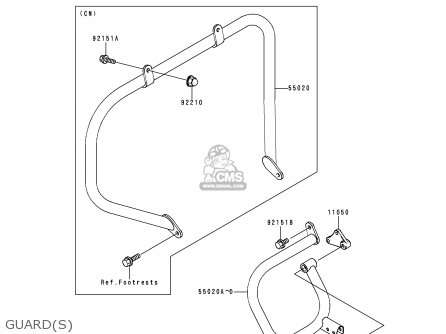 GUARD(S) - VN1500G1 VULCAN NOMAD 1999 USA CALIFORNIA CANADA