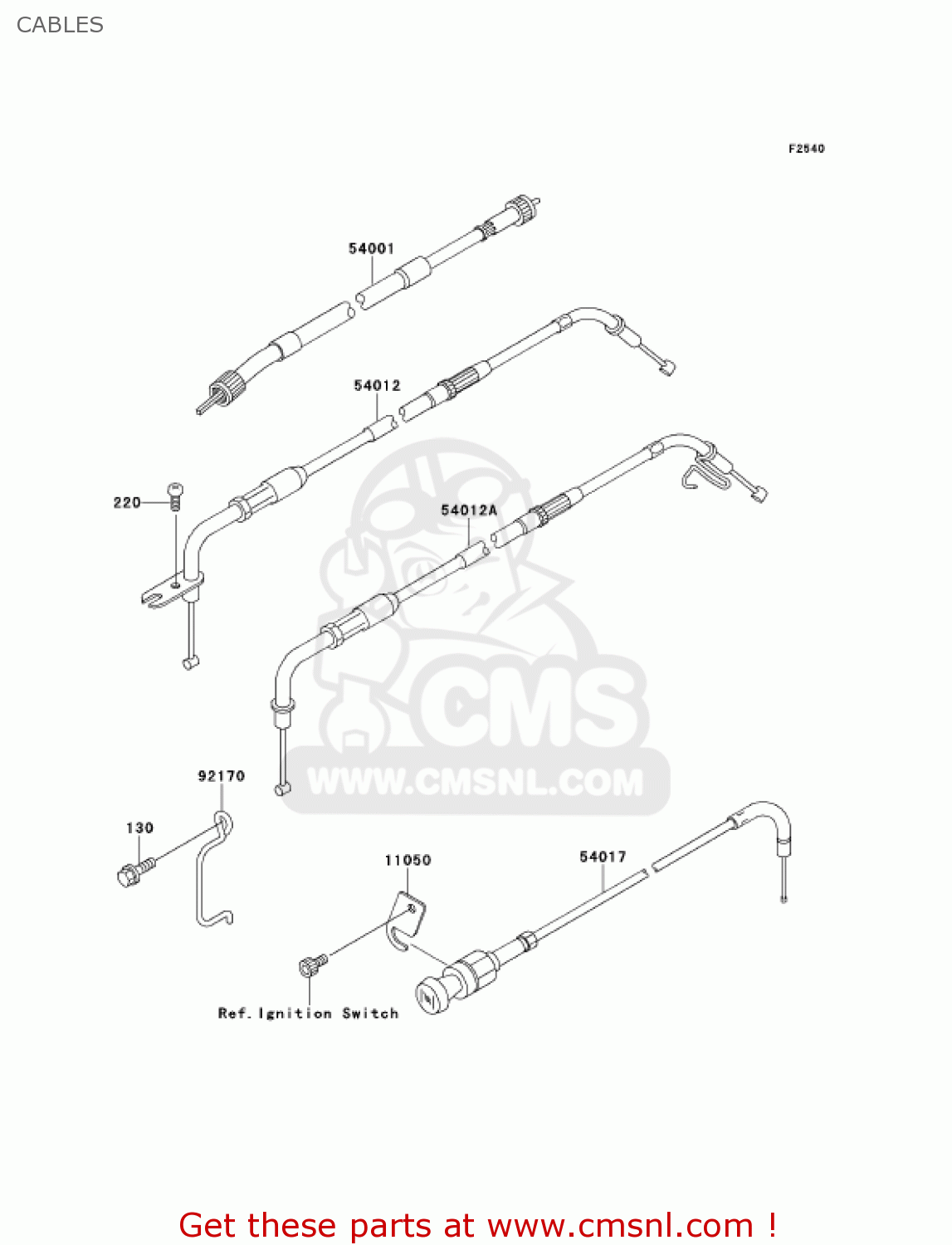 CABLES VN1500G1A 1999 USA CALIFORNIA CANADA