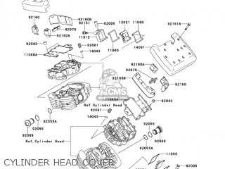 CYLINDER HEAD COVER - VN1500G1A 1999 USA CALIFORNIA CANADA