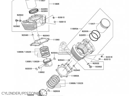 CYLINDER/PISTON(S) - VN1500G1A 1999 USA CALIFORNIA CANADA