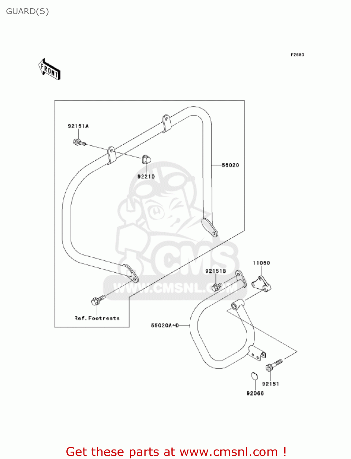 GUARD(S) VN1500G1A VULCAN 1500 NOMAD 1999 USA CALIFORNIA CANADA