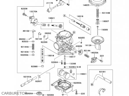 CARBURETOR - VN1500G2A 2000 USA CALIFORNIA CANADA