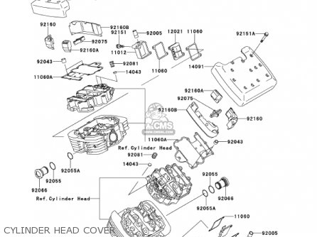 CYLINDER HEAD COVER - VN1500G2A 2000 USA CALIFORNIA CANADA
