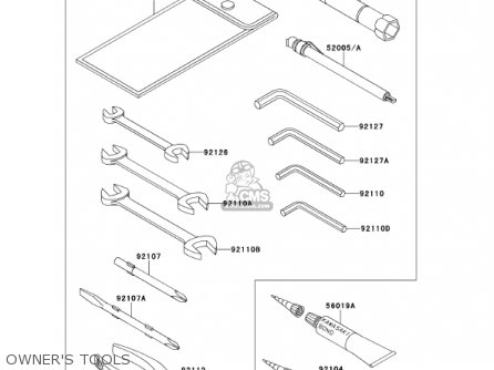 OWNER'S TOOLS - VN1500G2A 2000 USA CALIFORNIA CANADA