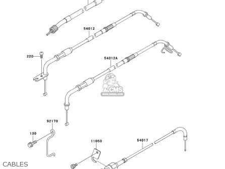 CABLES - VN1500G2A 2000 USA CALIFORNIA CANADA