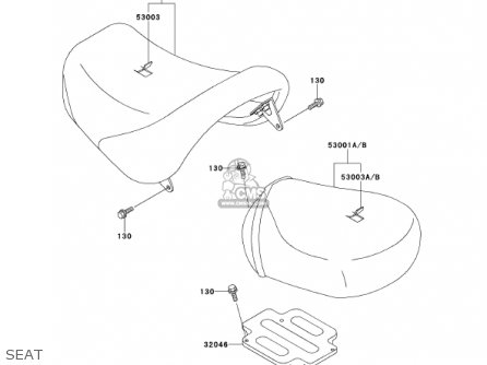 SEAT - VN1500G2A VULCAN 1500 NOMAD 2000 USA CALIFORNIA
