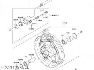 FRONT WHEEL - VN1500G2A VULCAN 1500 NOMAD 2000 USA CALIFORNIA
