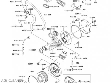 AIR CLEANER - VN1500G2A VULCAN 1500 NOMAD 2000 USA CALIFORNIA