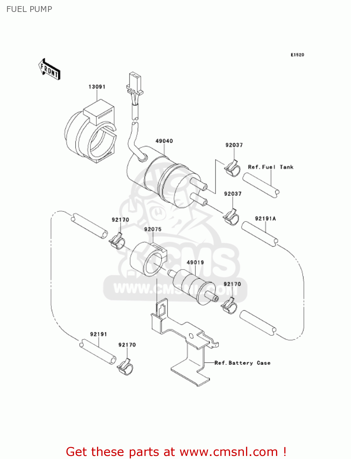 FUEL PUMP VN1500G3 VULCAN 1500 NOMAD 2001 USA CALIFORNIA