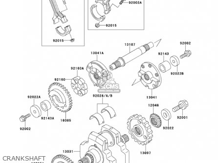 CRANKSHAFT - VN1500G3 VULCAN 1500 NOMAD 2001 USA CALIFORNIA