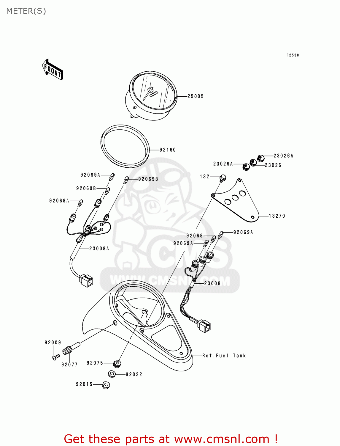 METER(S) VN1500H1 VN1500 CLASSIC TOURER 1998 AUSTRIA FG ST