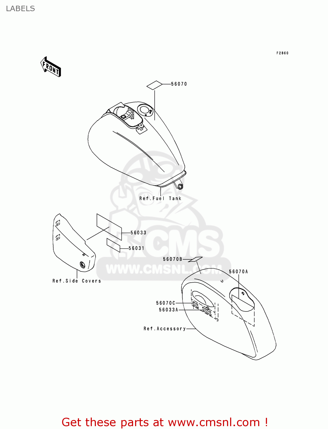 LABELS VN1500H1 VN1500 CLASSIC TOURER 1998 AUSTRIA FG ST