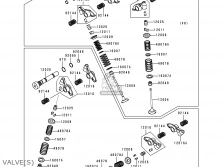 VALVE(S) - VN1500H1 VN1500 CLASSIC TOURER 1998 AUSTRIA FG ST