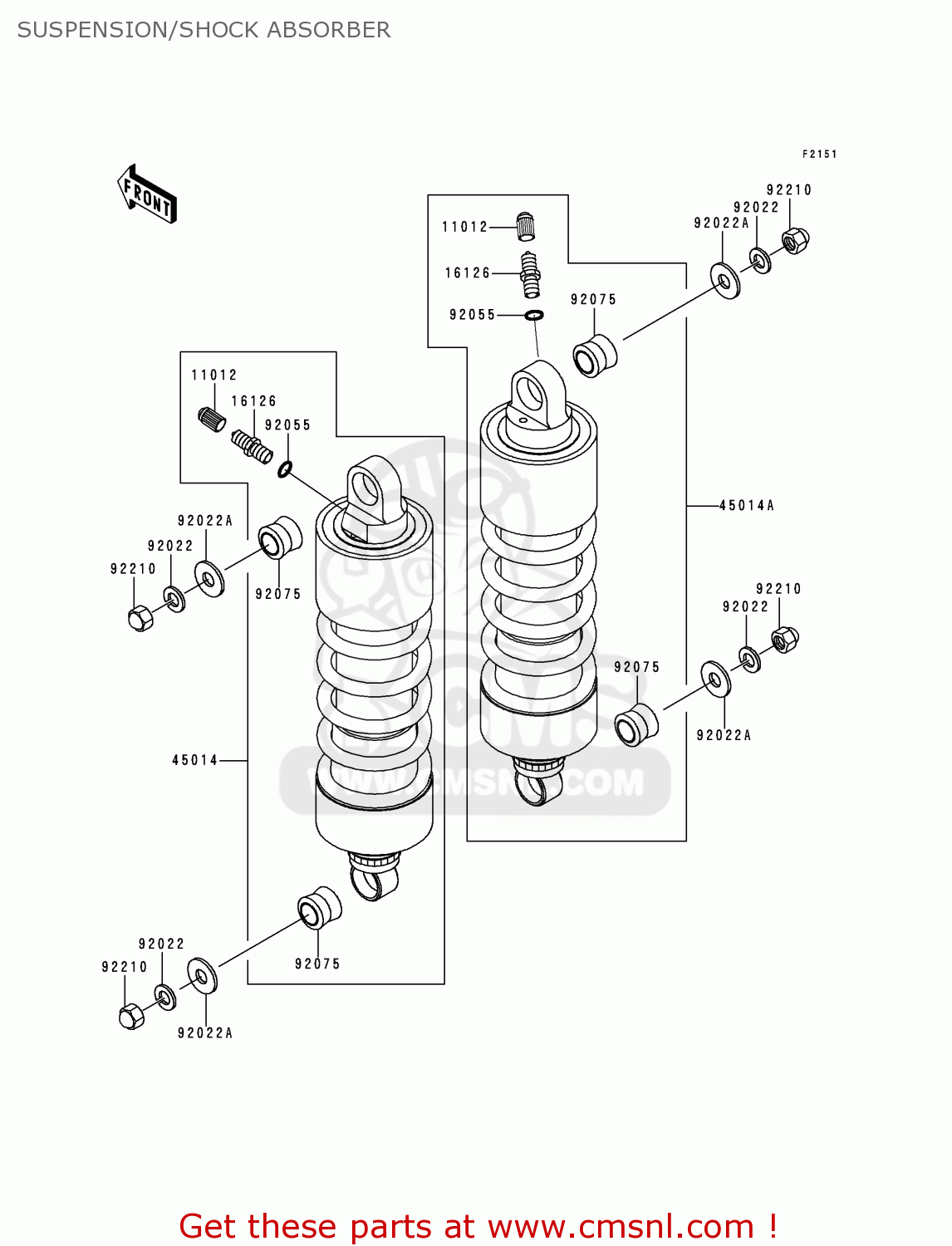 SUSPENSION/SHOCK ABSORBER VN1500H2 VN1500 CLASSIC TOURER 1999 AUSTRIA FG ST