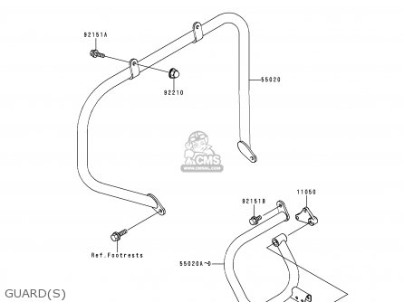 GUARD(S) - VN1500H2 VN1500 CLASSIC TOURER 1999 AUSTRIA FG ST