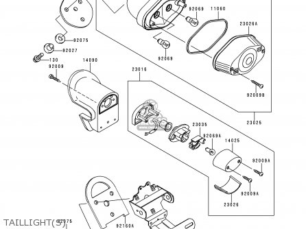 TAILLIGHT(S) - VN1500H2 VN1500 CLASSIC TOURER 1999 AUSTRIA FG ST