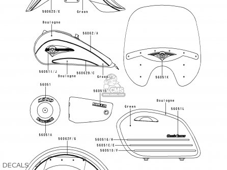 DECALS - VN1500H2 VN1500 CLASSIC TOURER 1999 AUSTRIA FG ST