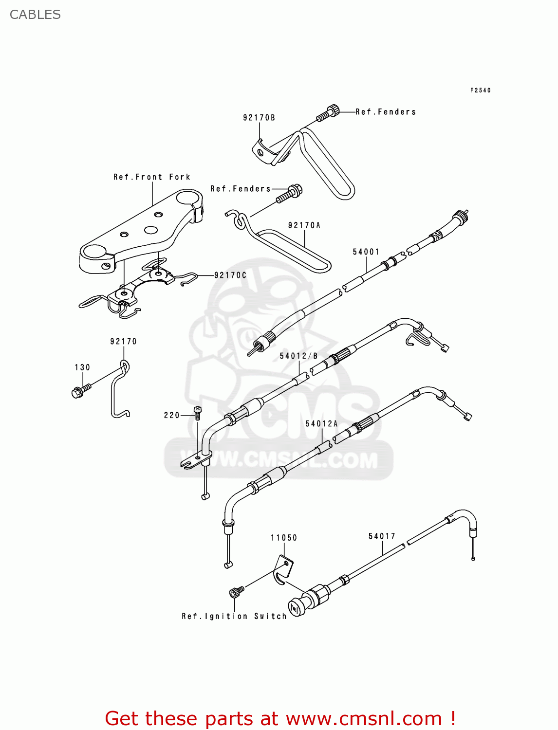CABLES VN1500J1 VN1500 DRIFTER 1999 EU UK FR NL AR FG GR IT NR SD ST