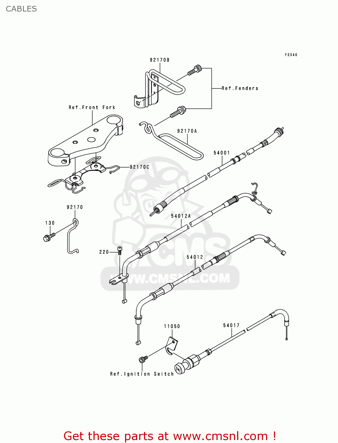 CABLES VN1500J1 VULCAN 1500 DRIFTER 1999 USA CALIFORNIA CANADA