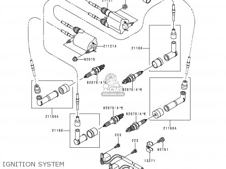 IGNITION SYSTEM - VN1500J1 VULCAN 1500 DRIFTER 1999 USA CALIFORNIA CANADA