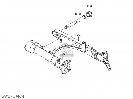 SWINGARM - VN1500J1 VULCAN 1500 DRIFTER 1999 USA CALIFORNIA CANADA
