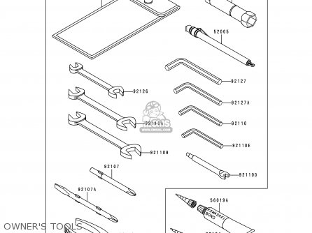 OWNER'S TOOLS - VN1500J1 VULCAN 1500 DRIFTER 1999 USA CALIFORNIA CANADA