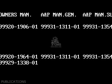 PUBLICATIONS - VN1500J1 VULCAN 1500 DRIFTER 1999 USA CALIFORNIA CANADA