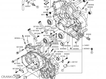 CRANKCASE - VN1500J2 VN1500 DRIFTER 2000 EUROPE UK NR