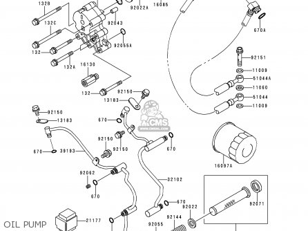 OIL PUMP - VN1500J2 VN1500 DRIFTER 2000 EUROPE UK NR