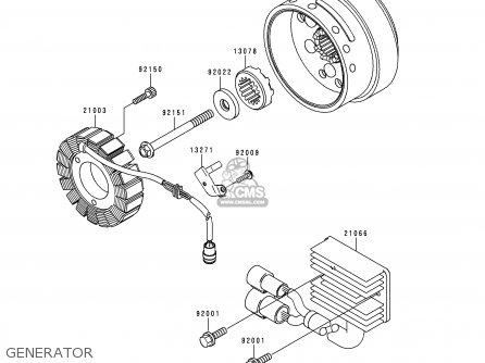 GENERATOR - VN1500J2 VN1500 DRIFTER 2000 EUROPE UK NR